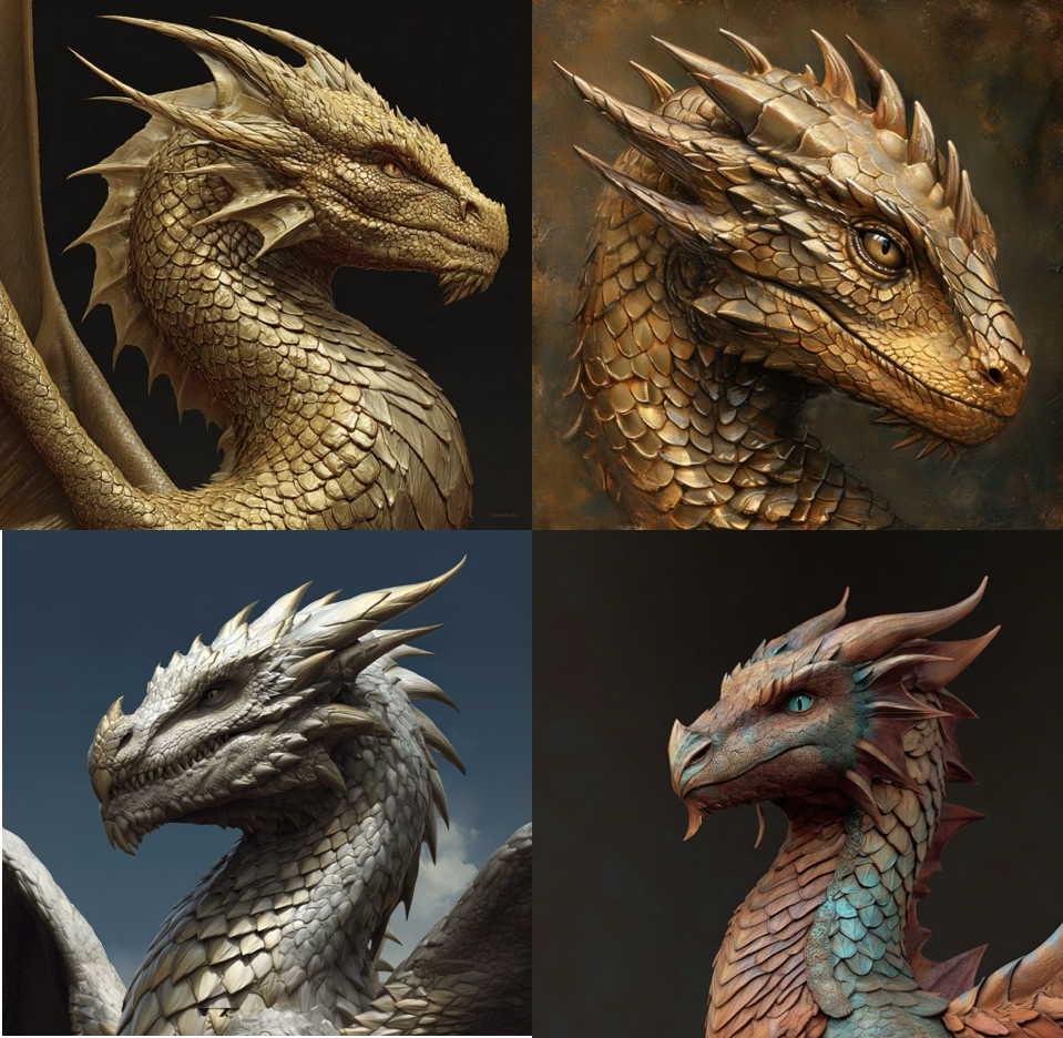 Metallic Dragons